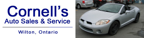 Cornell's Auto Sales in Wilton, Ontario Cornell's Auto Sales in Wilton, Ontario