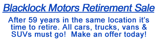 Blacklock Motors in Kingston, Ontario