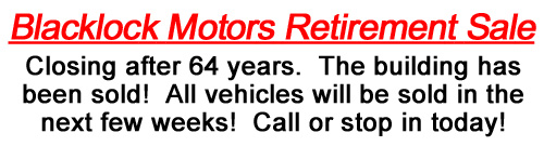 Blacklock Motors in Kingston, Ontario