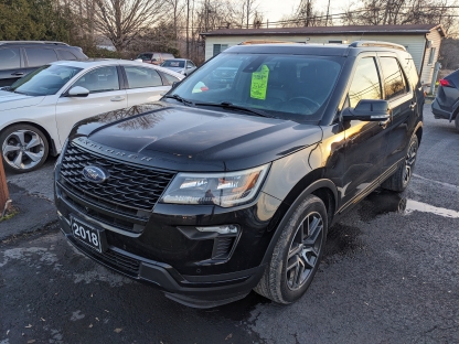 2018 Ford Explorer Sport EcoBoost 4WD at St. Lawrence Automobiles in Brockville, Ontario