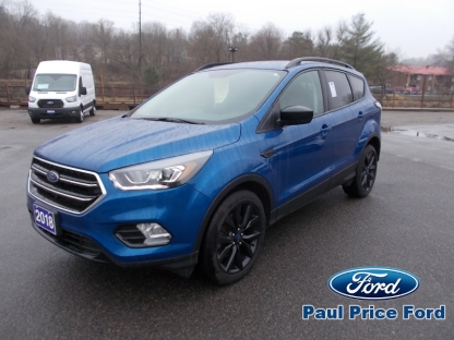 2018 Ford Escape SE AWD at Paul Price Ford in Bancroft, Ontario