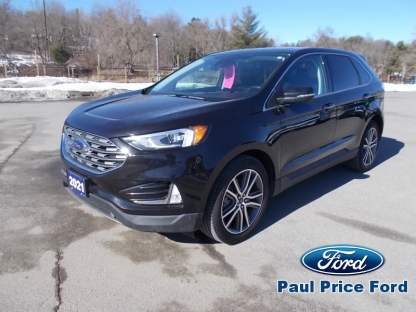 2021 Ford Edge Titanium AWD at Paul Price Ford in Bancroft, Ontario