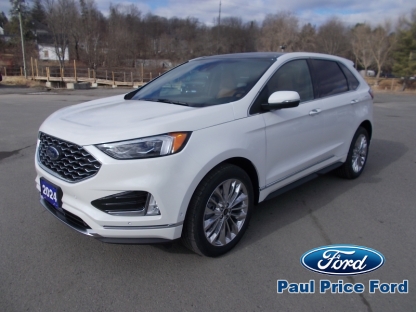 2024 Ford Edge Titanium AWD at Paul Price Ford in Bancroft, Ontario